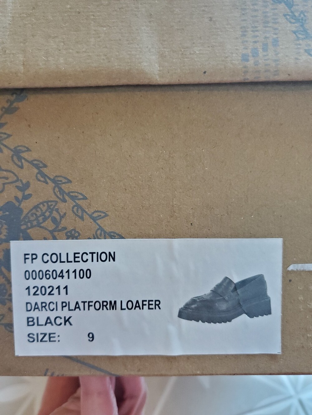 Free People Women's Black Darci Platform Loafer-NEW-size 9 - Picture 7 of 8